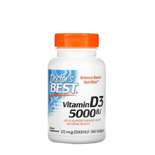 Doctor's Best Vitamin D3 5000 IU (360 Capsule molle)