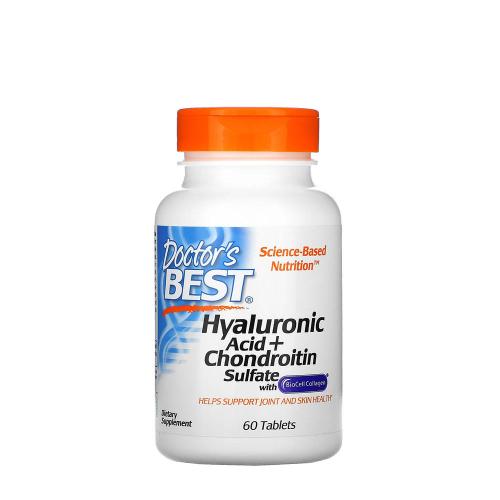 Doctor's Best Hyaluronic Acid + Chondroitin Sulfate with BioCell Collagen (60 Comprimé)