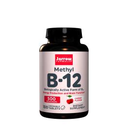   Jarrow Formulas Methyl B-12 500 mcg  (100 Comprimé à sucer, Cerise)