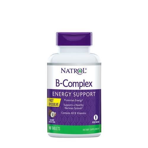 Natrol B-Complex Fast Dissolve (90 Comprimé, Noix de Coco)