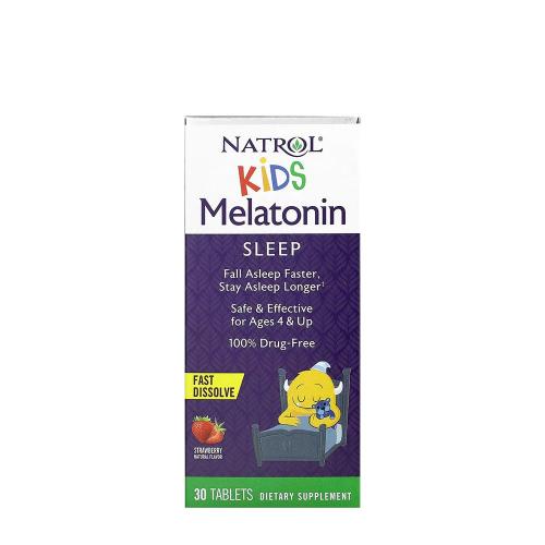 Natrol Kids Melatonin (30 Comprimé, Fraise)