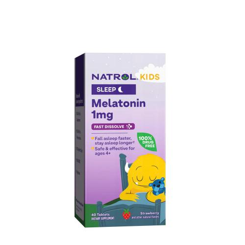 Natrol Kids Melatonin (40 Comprimé, Fraise)