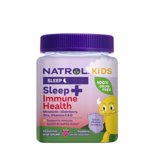 Natrol Kids Sleep + Immune Health  (50 Gélatine en bonbon, Framboise)