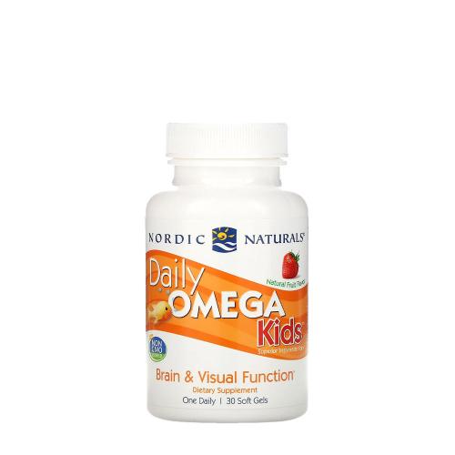 Nordic Naturals Daily Omega Kids (30 Capsule molle, Saveur de Fruits Naturels)