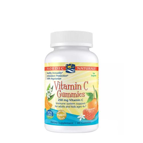 Nordic Naturals Vitamin C Gummies 250 mg  (60 Gélatine en bonbon, Mandarine)