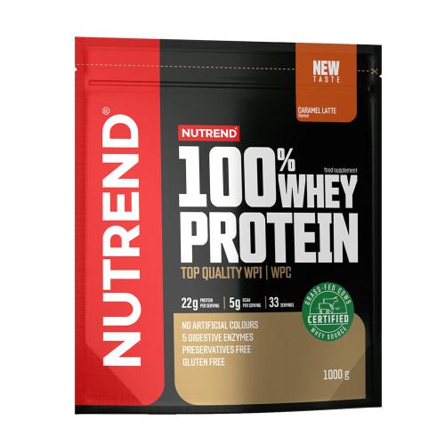 Nutrend 100% Whey Protein (1000 g, Latte Caramel)