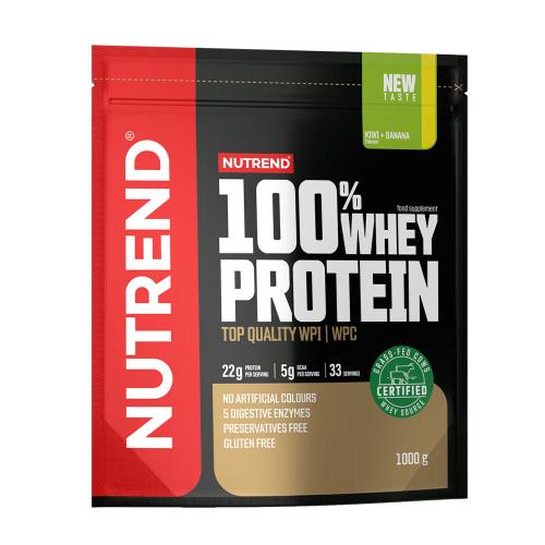 Nutrend 100% Whey Protein (1000 g, Kiwi Banane)