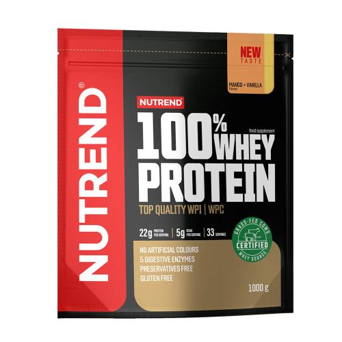 Nutrend 100% Whey Protein (1000 g, Mangue et Vanille)