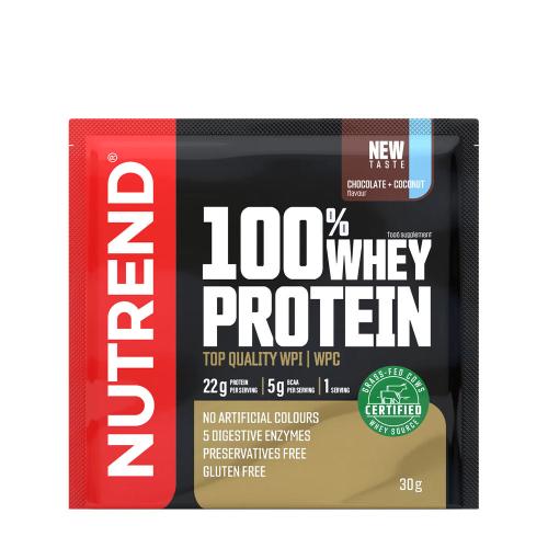 Nutrend 100% Whey Protein (30 g, Chocolat Noix de Coco)