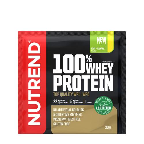 Nutrend 100% Whey Protein (30 g, Kiwi Banane)