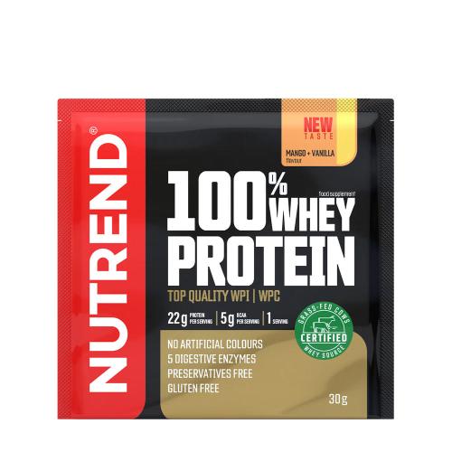 Nutrend 100% Whey Protein (30 g, Mangue et Vanille)