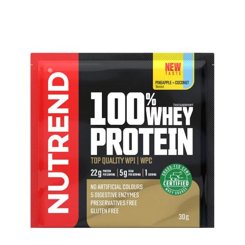 Nutrend 100% Whey Protein (30 g, Ananas Noix de Coco)