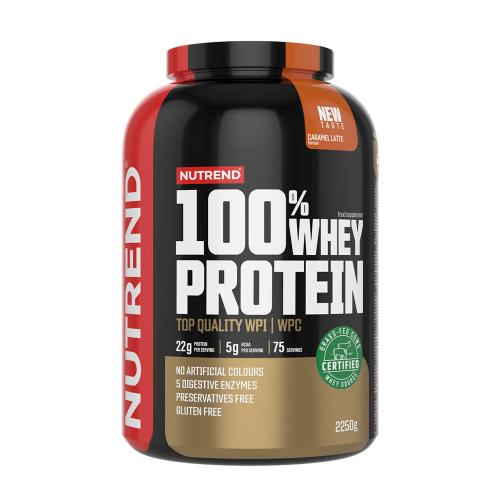 Nutrend 100% Whey Protein (2250 g, Latte Caramel)