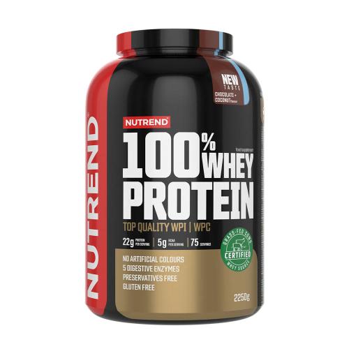 Nutrend 100% Whey Protein (2250 g, Chocolat Noix de Coco)