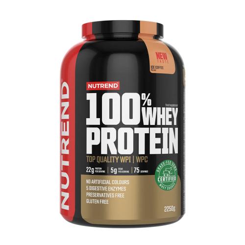 Nutrend 100% Whey Protein (2250 g, Café Glacé)