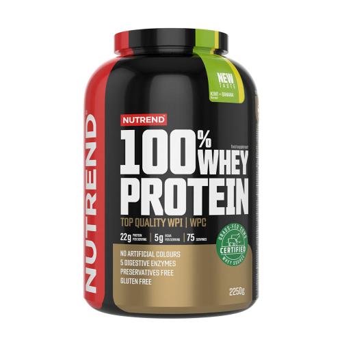 Nutrend 100% Whey Protein (2250 g, Kiwi Banane)