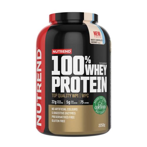 Nutrend 100% Whey Protein (2250 g, Chocolat Blanc Noix de Coco)