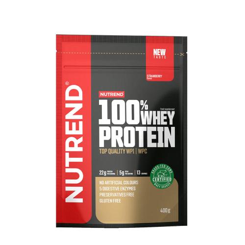 Nutrend 100% Whey Protein (400 g, Fraise)