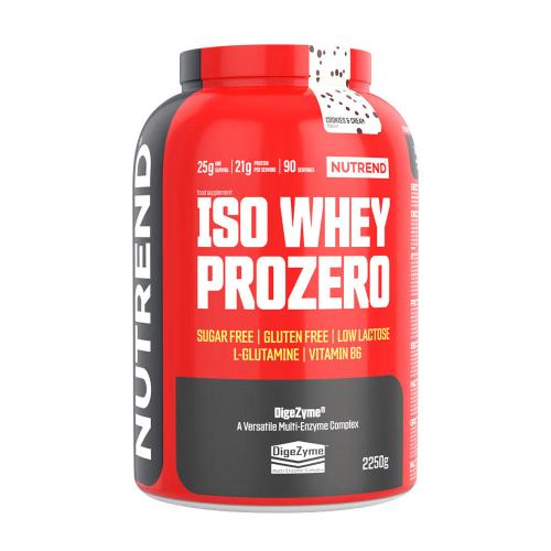 Nutrend Iso Whey Prozero (2250 g, Cookie & Crème Chocolat)