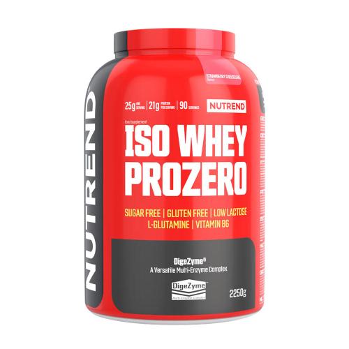 Nutrend Iso Whey Prozero (2250 g, Gâteau au Fromage Fraise)