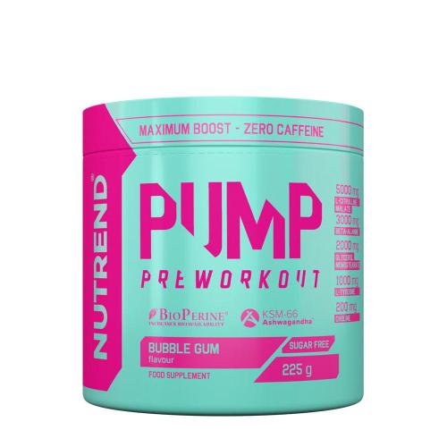 Nutrend Pump Preworkout (225 g, Chiclette)