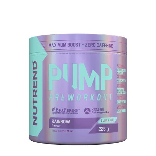 Nutrend Pump Preworkout (225 g, Arc-en-Ciel)