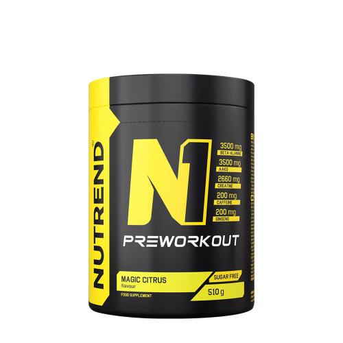 Nutrend N1 Preworkout (510 g, Citron)