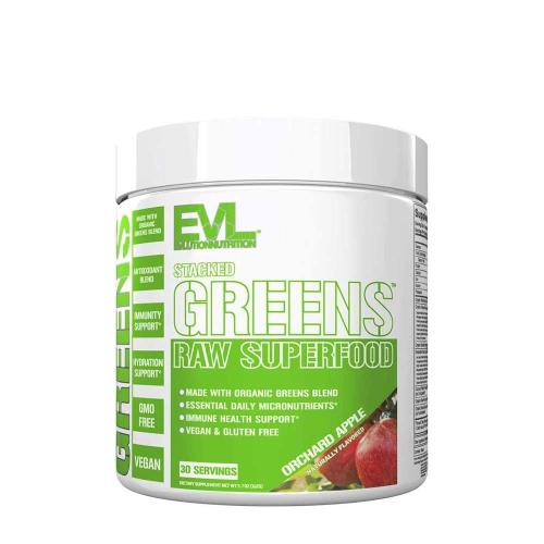 Evlution Nutrition Stacked Greens (1620 g, Pomme Fruitée)