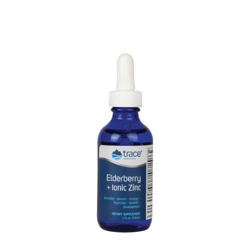 Trace Minerals Ionic Zinc + Elderberry  (59 ml)