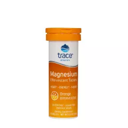   Trace Minerals Magnesium Effervescent Tablets  (10 Comprimé effervescent, Orange)