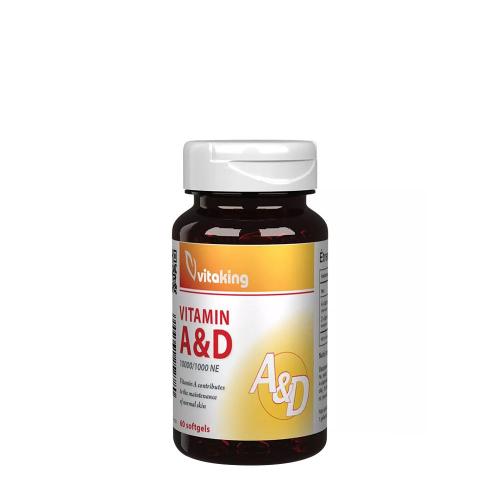 Vitaking Vitamin A&D 10,000/1,000 IU (60 Capsule molle)