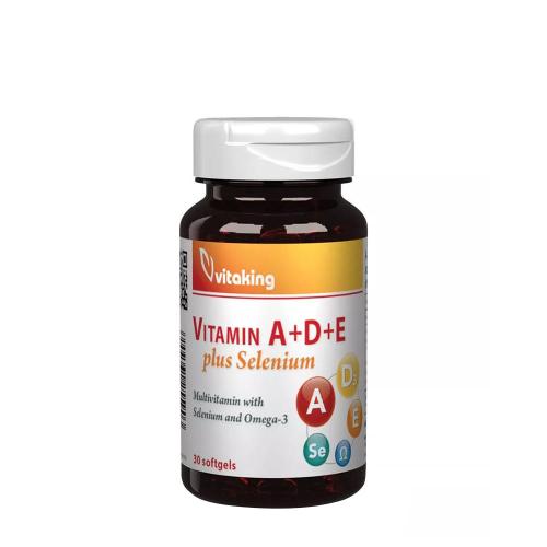 Vitaking Vitamin A+D+E plus Selenium (30 Capsule molle)