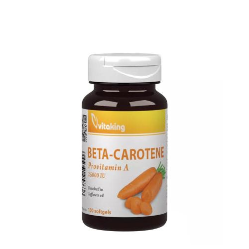 Vitaking Beta-Carotine Provitamin-A – 25,000 IU (100 Capsule molle)