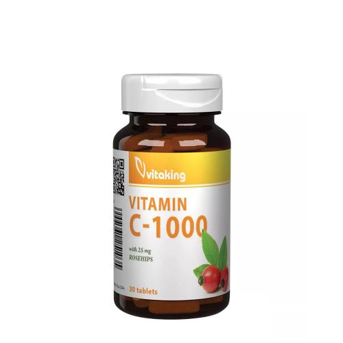 Vitaking Vitamin C 1000 mg with Rosehip (30 Comprimé)