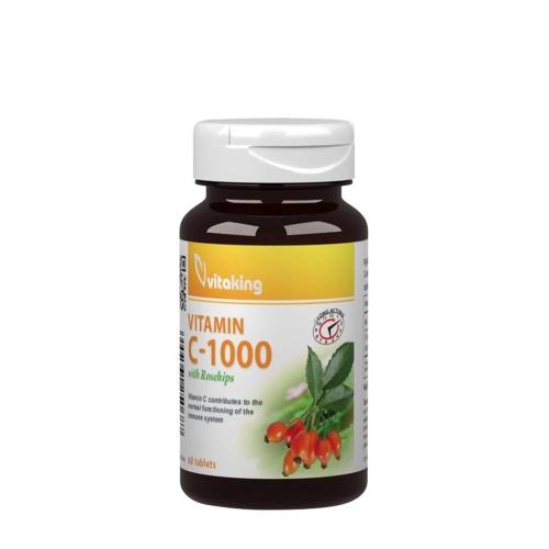 Vitaking Vitamin C-1000 Time Release with Rosehips (60 Comprimé)