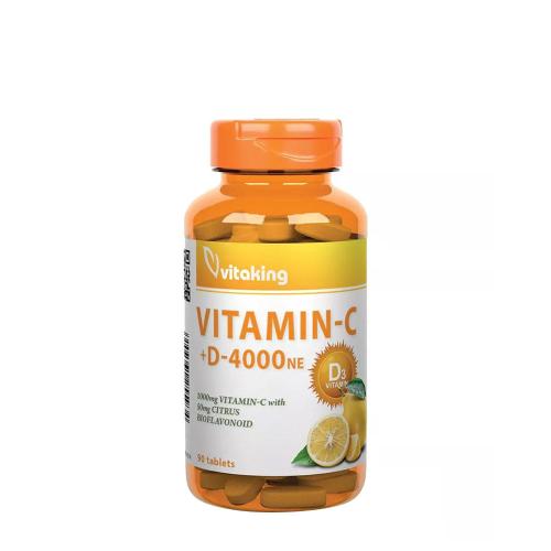 Vitaking Vitamin C-1000 + D-4000 (90 Comprimé)