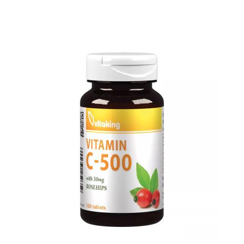 Vitaking Vitamin C-500 with Rosehips (100 Comprimé)