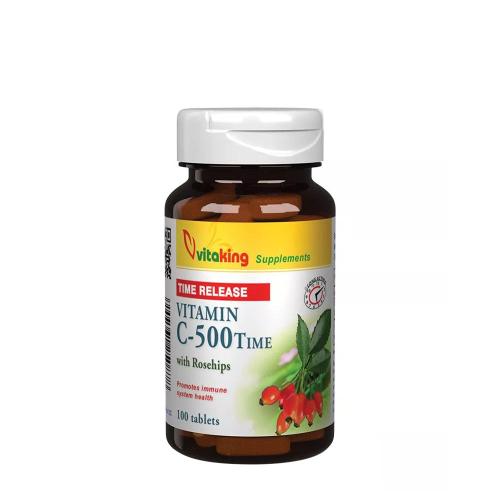 Vitaking Vitamin C-500 Time Release with Rosehips (100 Comprimé)