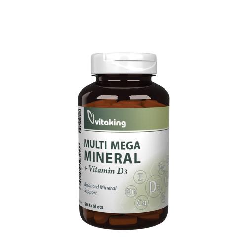 Vitaking Multi Mega Mineral + D3 (90 Comprimé)