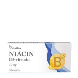 Vitaking Niacin B-3 10 mg (30 Comprimé)