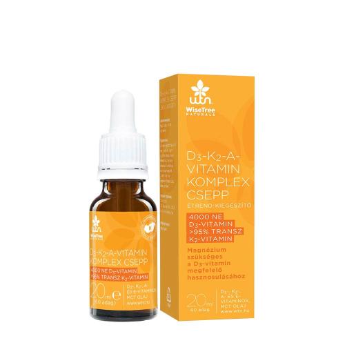 Wise Tree Naturals Vitamin D3 K2 Vitamin A Drops (20 ml)