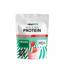  AbsoRICE Rice & Pea Protein - Vegan Protein Powder (500 g, Fraise)