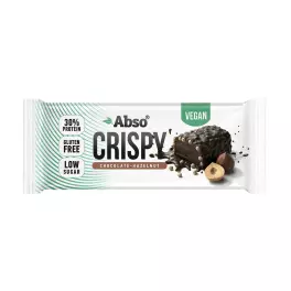   AbsoRICE Abso Crispy Bar - Vegan Protein Bar (50 g, Chocolat aux Noisettes)