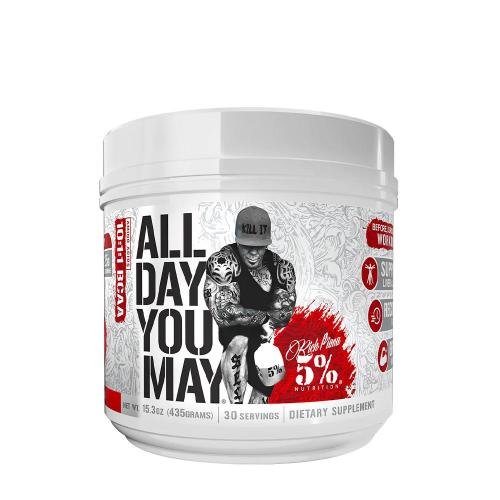 5% Nutrition All Day You May Bcaa Recovery Drink: Legendary Series - Aminosav Komplex (435 g, Punch aux Fruits)