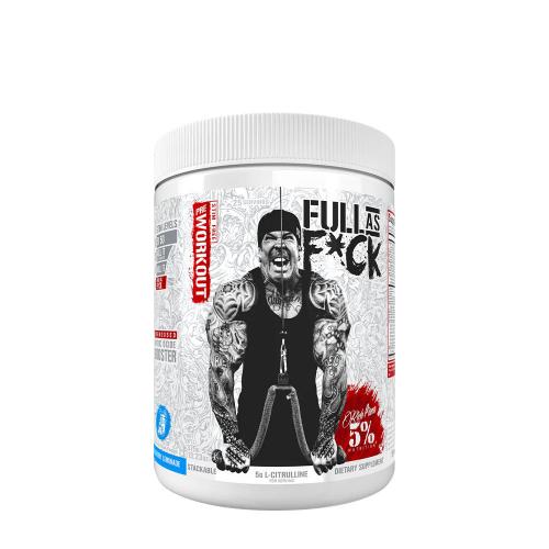 5% Nutrition Full As Fck Nitric Oxide Booster: Legendary Series (375 g, Limonade à la Framboise Bleue)