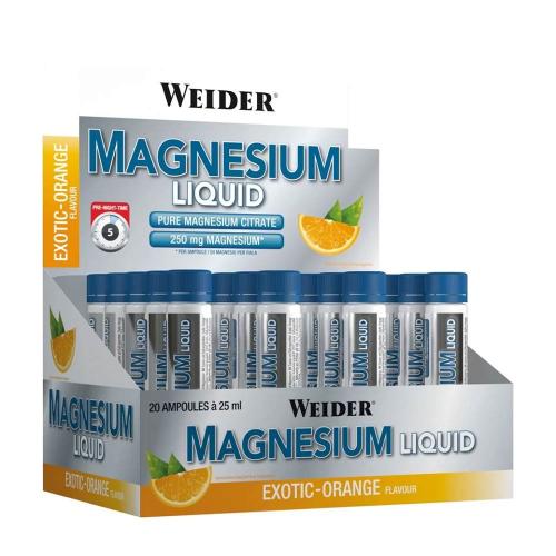 Weider Magnesium Liquid (20 x 25ml, Orange Exotique)