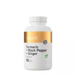 OstroVit Turmeric + Black Pepper + Ginger (90 Comprimé)