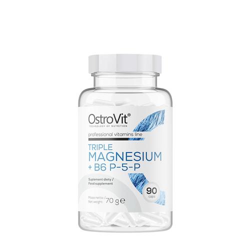 OstroVit Triple Magnesium + B6 P-5-P (90 Capsule)