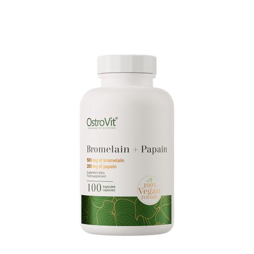 OstroVit Bromelain + Papain 100% Vege (100 Capsule)