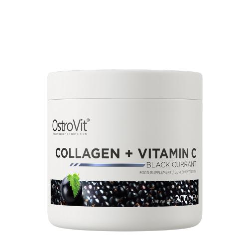 OstroVit Collagen + Vitamin C (200 g, Cassis)